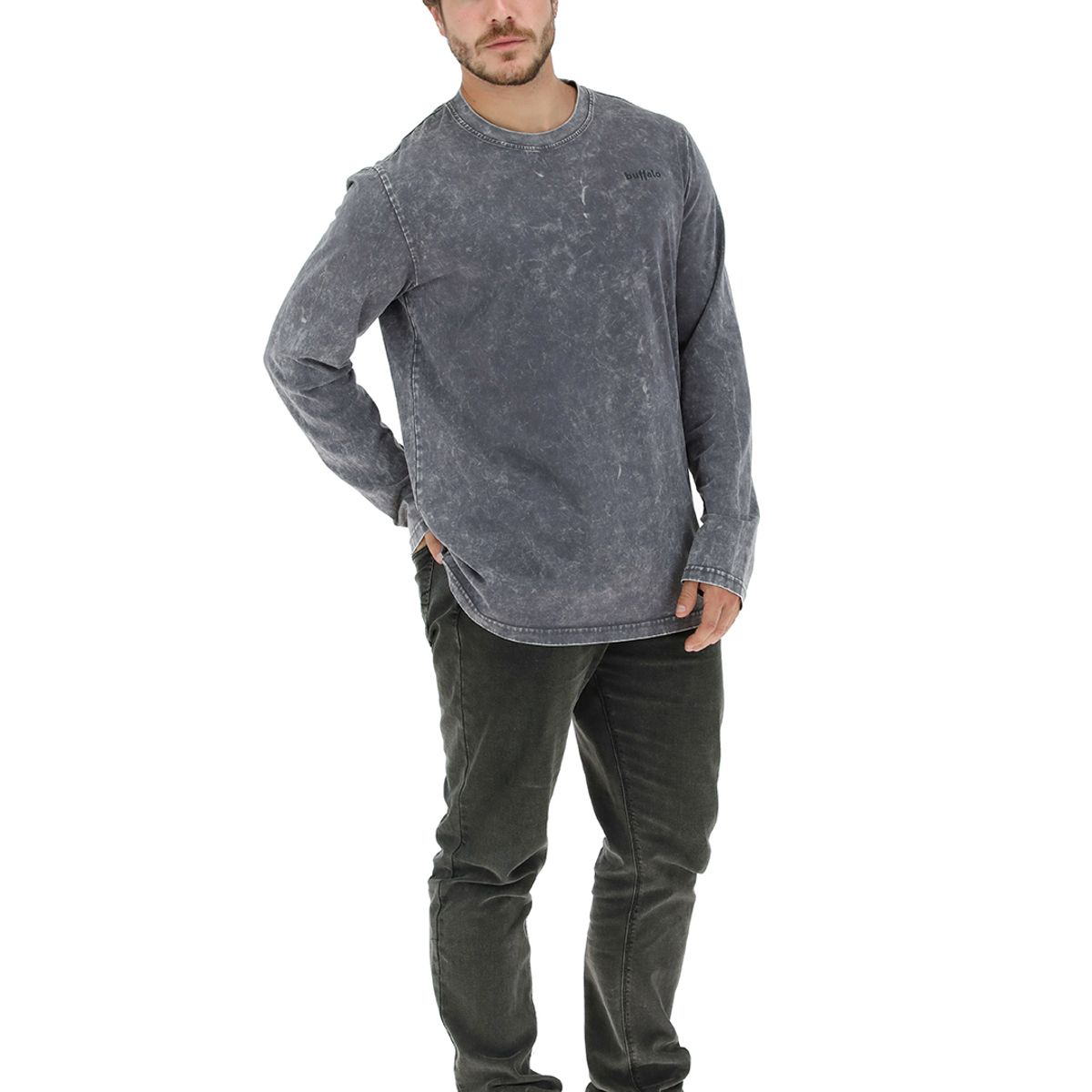 BUFFALO CHILE - Polera Manga Larga Darwin Hombre Buffalo