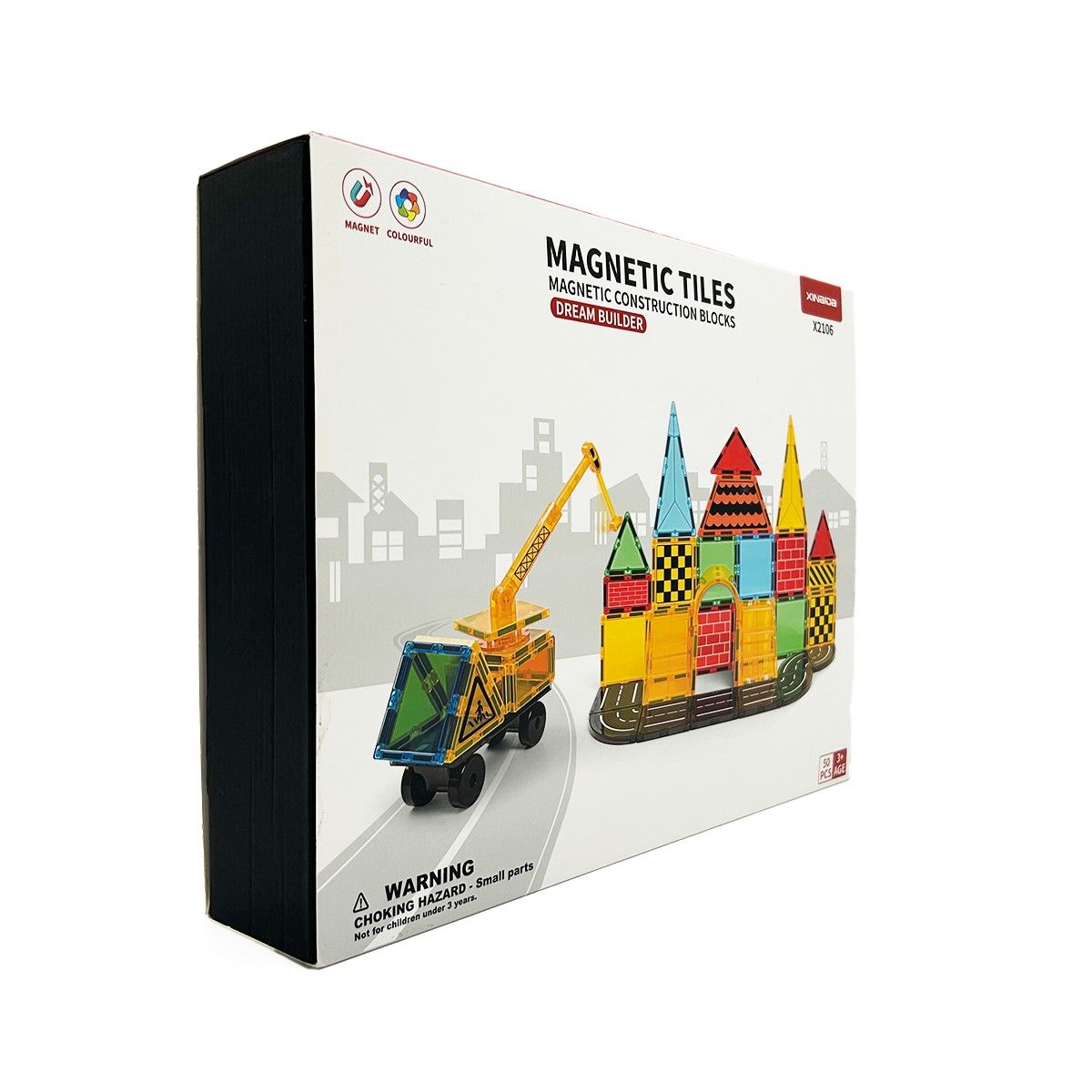 MAGNETICS - Bloques Magnéticos Constructor de Sueños 50pcs Magnetics