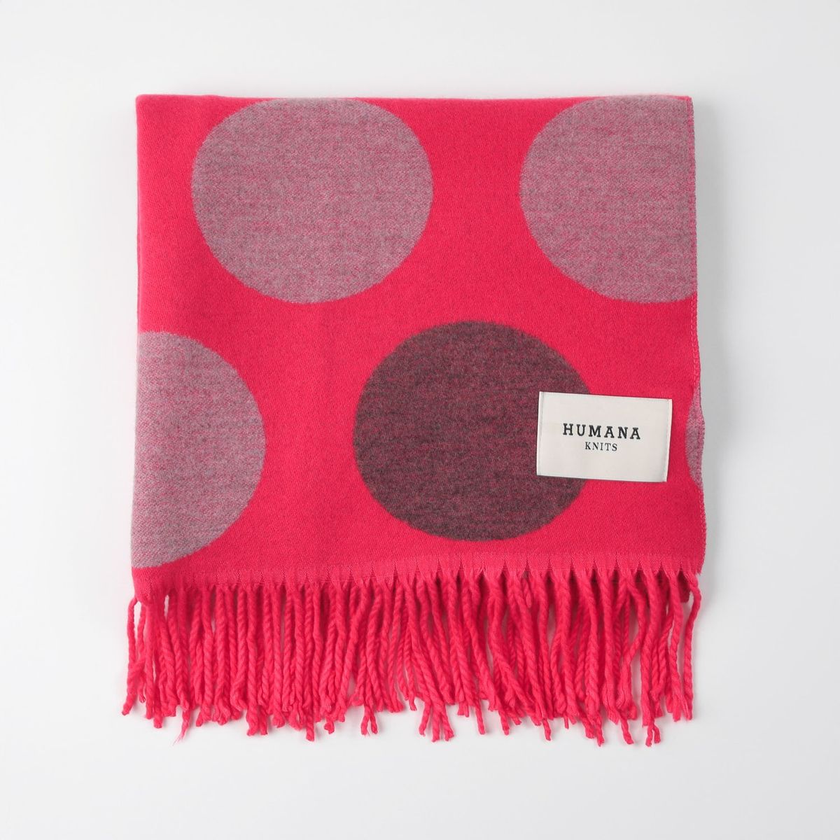 HUMANA - Manta Orla Fucsia Humana