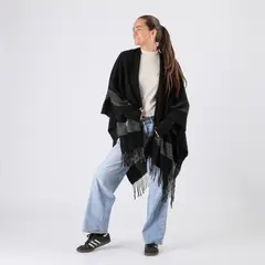 I D - Poncho Atenas Negro I-D