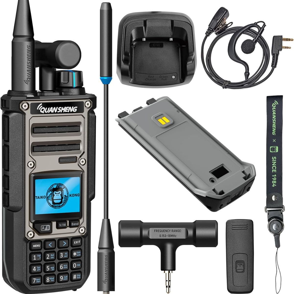 GENERICO - Radio Quansheng Tk-11 8 10w Profesional Uhf Vhf Ssb Am Cb