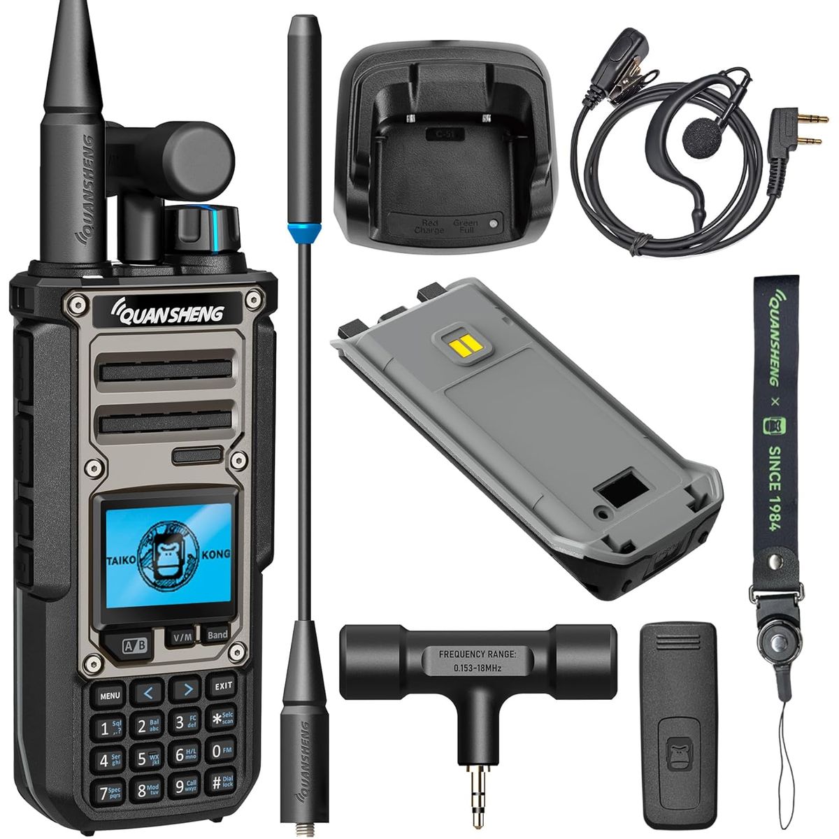 GENERICO - Radio Quansheng Tk-11 8 10w Profesional Uhf Vhf Ssb Am Cb