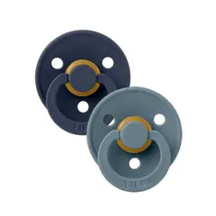 BIBS - Pack de 2 Chupetes - Deep Space & Petrol -