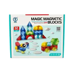 MAGNETICS - Bloques Magnéticos Mágicos 32pcs