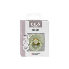 BIBS - Chupete - Sage - Tetina Redonda Talla 2 (6-18 meses)
