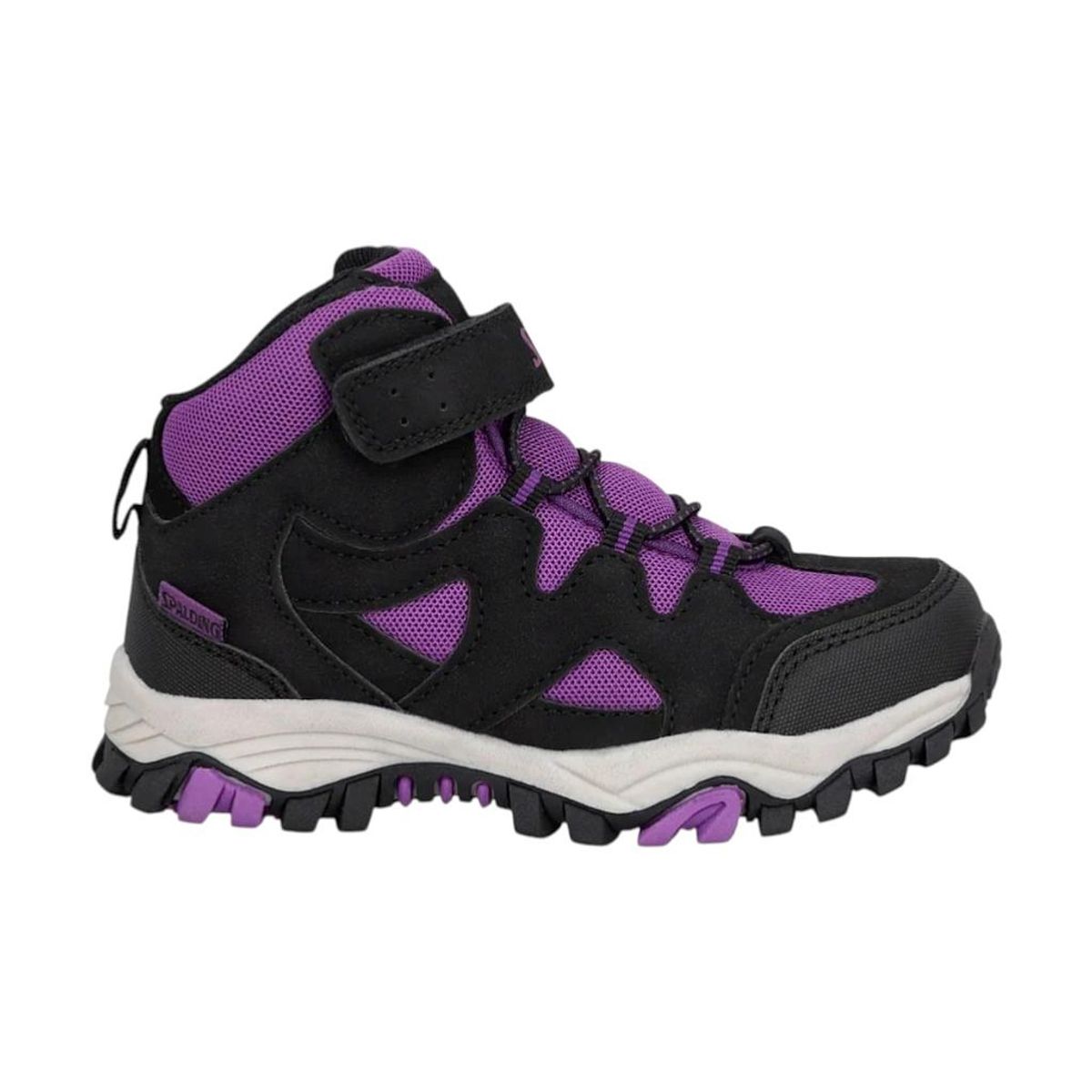 SPALDING - Zapatilla Outdoor Infantil Spalding Camp Negro Púrpura