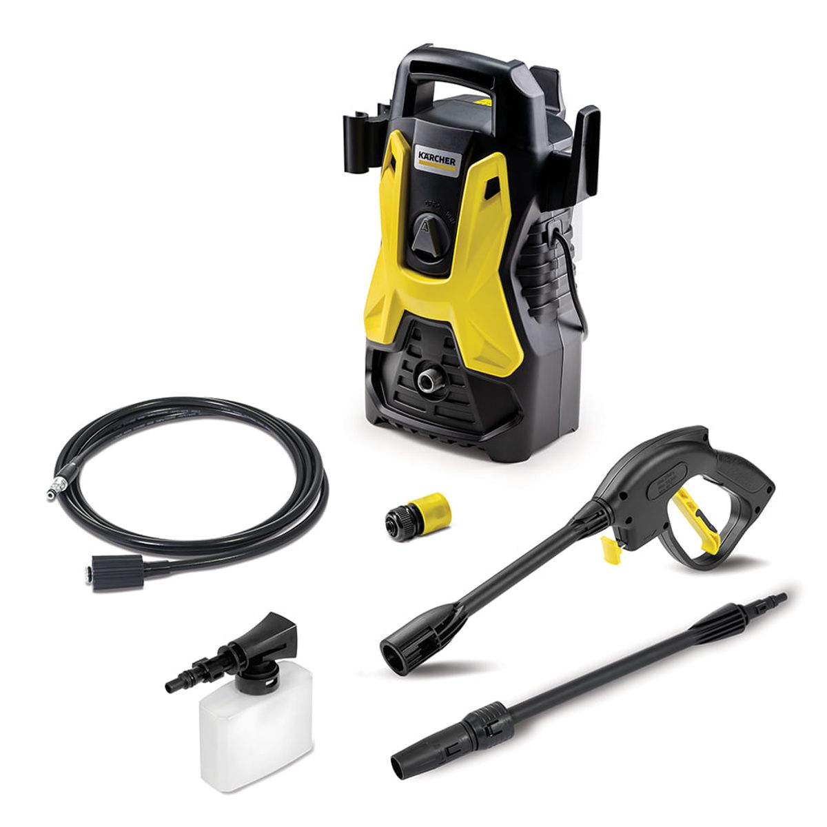 KARCHER - Hidrolavadora Eléctrica 1200 W 100 Bar Karcher Práctica Black