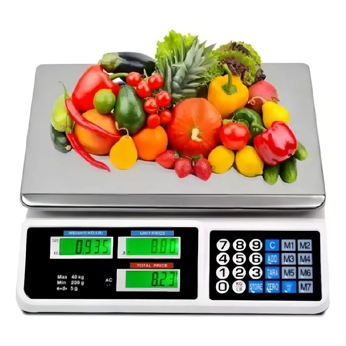 GENERICO - Balanza Pesa Digital 40 Kilos Recargable