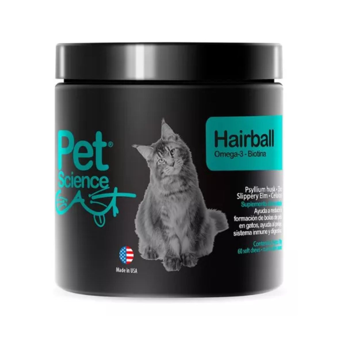 NEWSCIENCE - Hairball Cat 60 Masticables Petscience / Newscience
