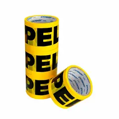 DALI - Cinta Peligro 75 mm x 50 m Amarillo Negro Cinta de Seguridad y Señalización de Advertencia Pack 4 un