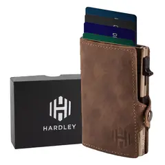 HARDLEY - Billetera Hombre Protección Rfid Tarjetero Antirrobo