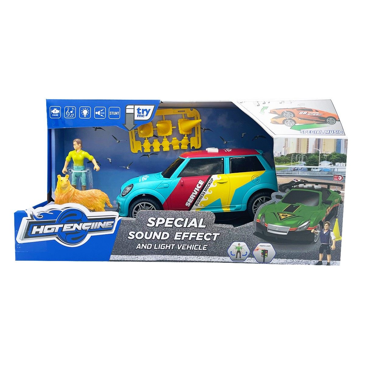 MAGNETICS - Auto Mini Deportivo con Efectos, Luz y Sonido Magnetics