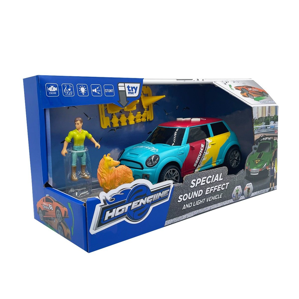 MAGNETICS - Auto Mini Deportivo con Efectos, Luz y Sonido Magnetics