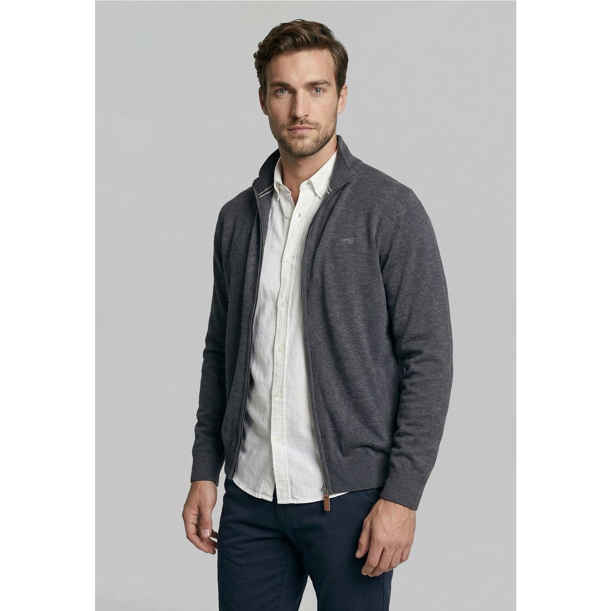 FEROUCH - Sweater Berkeley Graphito Melange Ferouch