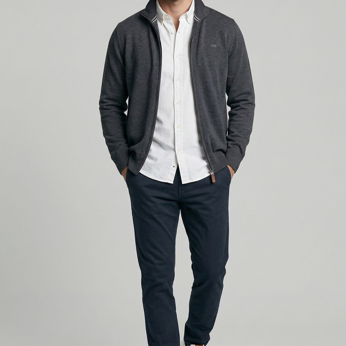 FEROUCH - Sweater Berkeley Graphito Melange Ferouch