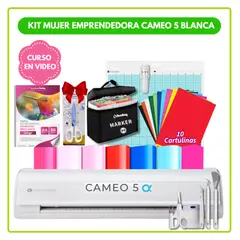 SILHOUETTE - KIT MUJER EMPRENDEDORA CAMEO 5 BLANCA GP09