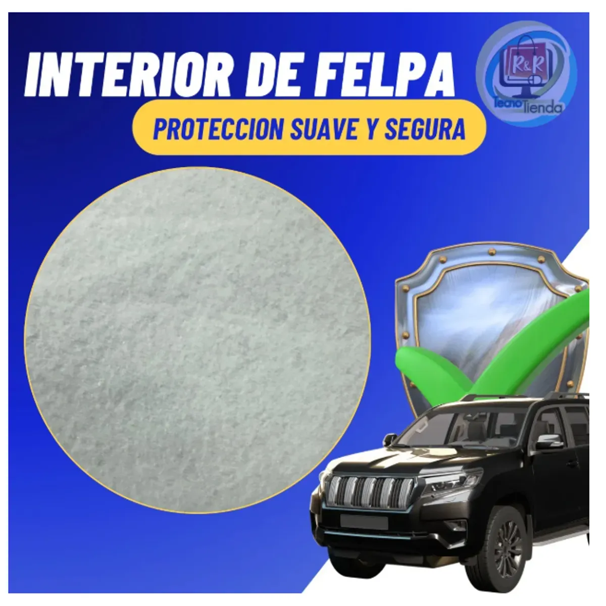 GENERICO - Carpa Funda Cubre Auto Premium Extra Gruesa Con Felpa