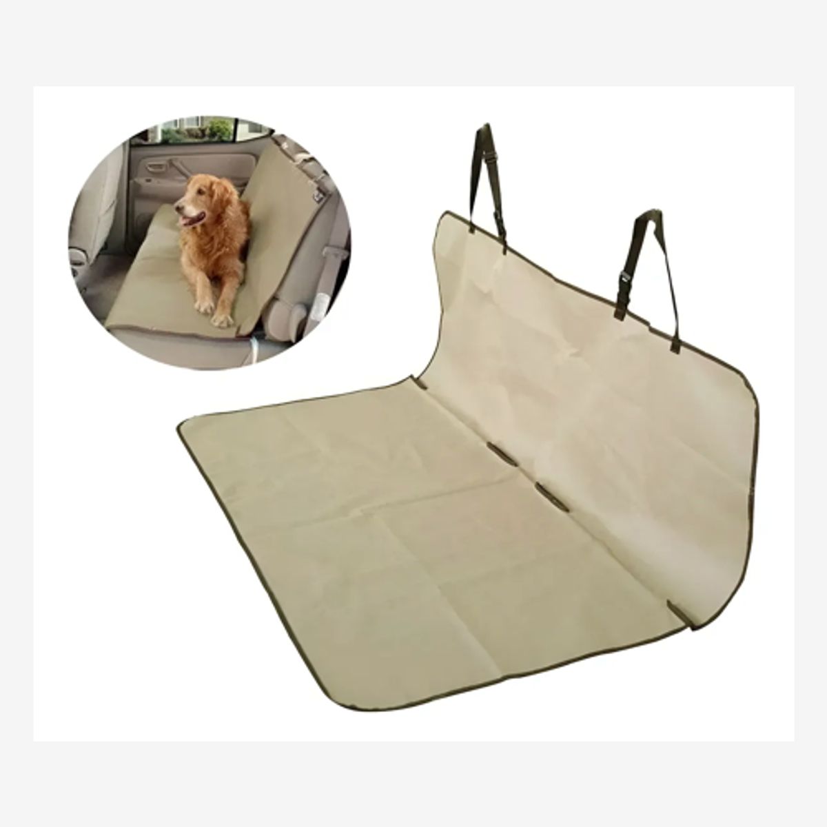 MOVI - Funda Cubre Asiento Para Mascotas, 2 Plazas