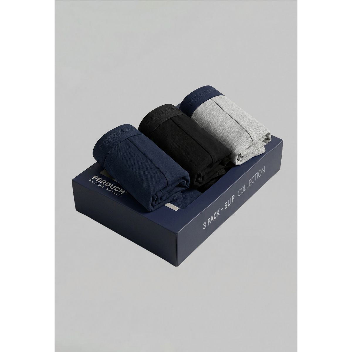 FEROUCH - Tripack Surtido Color Navy Ferouch