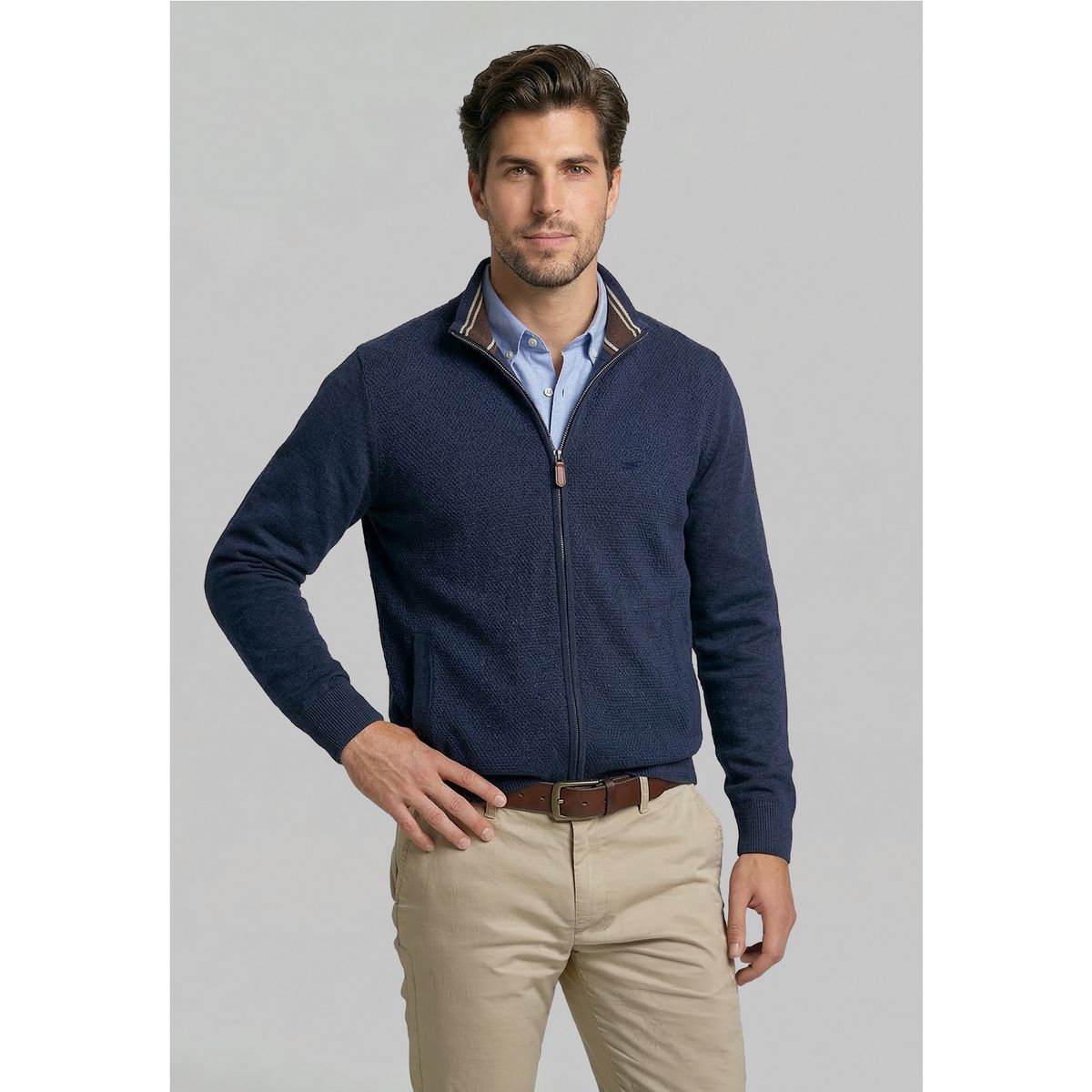 FEROUCH - Sweater Berkeley Navy Melange Ferouch