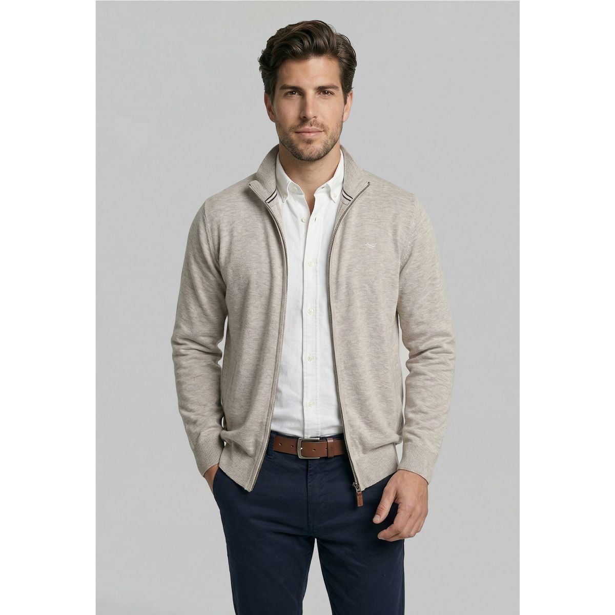 FEROUCH - Sweater Berkeley Beige Melange Ferouch