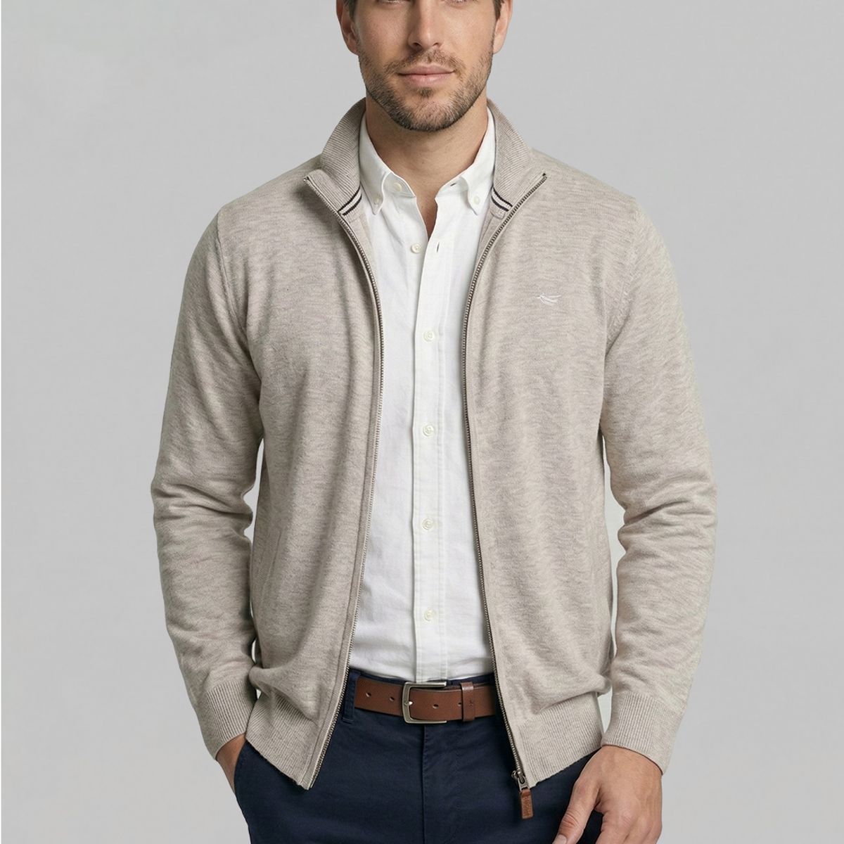 FEROUCH - Sweater Berkeley Beige Melange Ferouch
