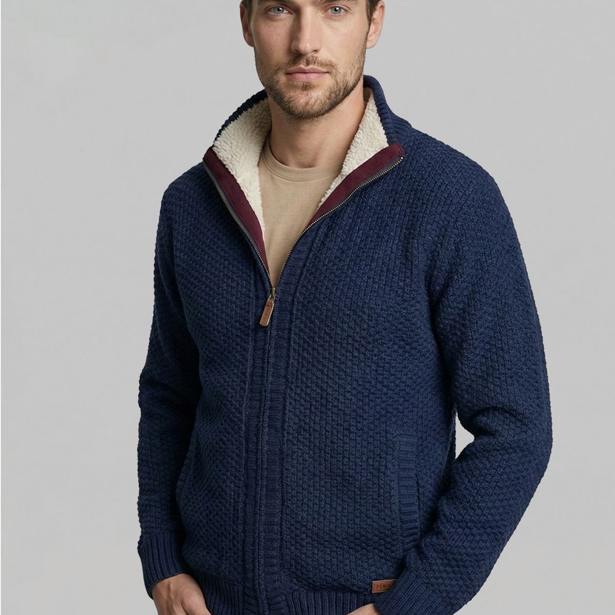 FEROUCH - Sweater Clearwater Navy Melange Ferouch