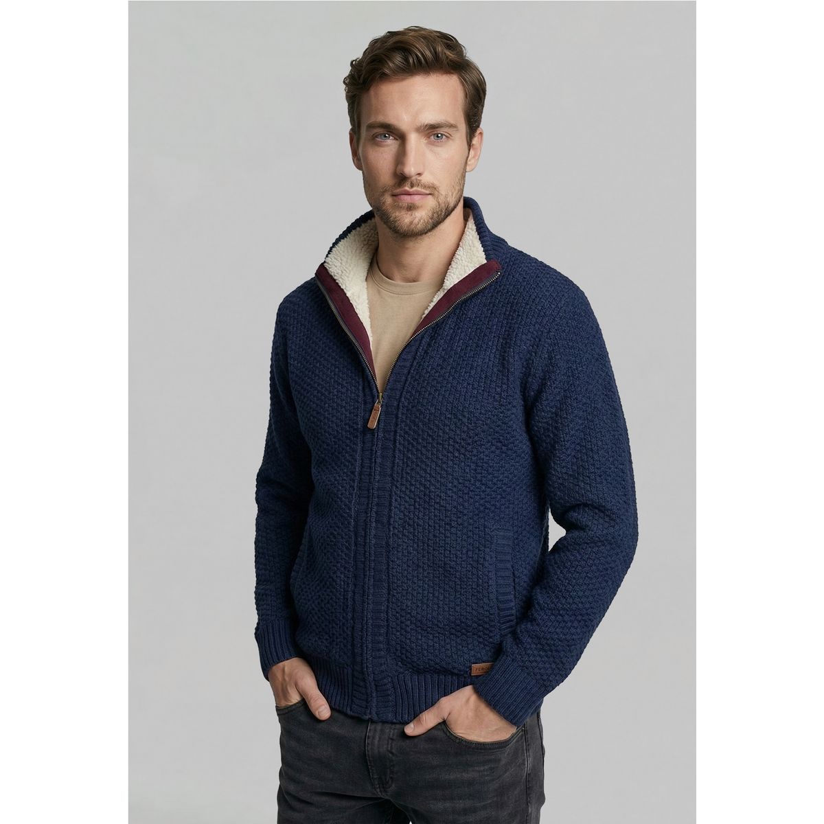 FEROUCH - Sweater Clearwater Navy Melange Ferouch