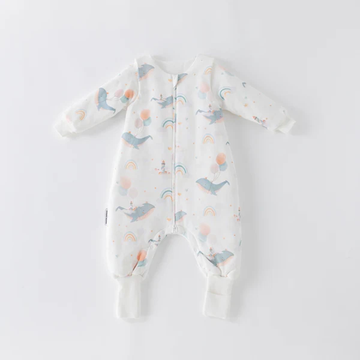MAMAS MATEAS - Saco de Dormir con Pies - Ballenas - TOG 2.5 - Mamás Mateas