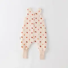 MAMAS MATEAS - Saco de Dormir con Pies - Frutillas - TOG 1 - Mamás Mateas