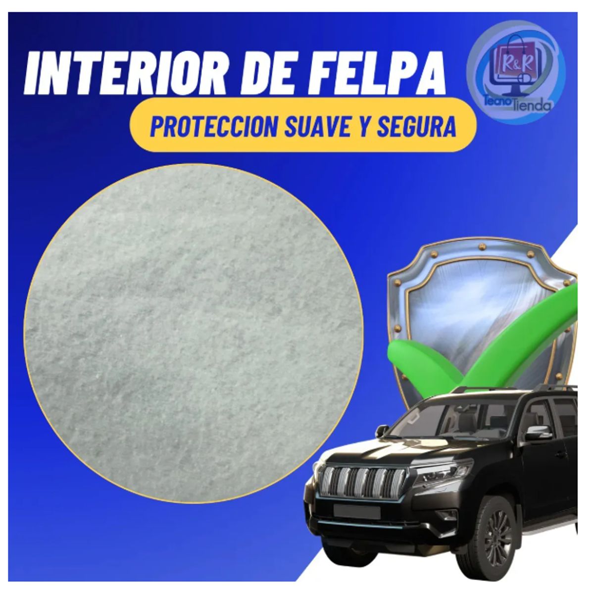 GENERICO - Carpa Funda Cubre Auto Premium Extra Gruesa Con Felpa