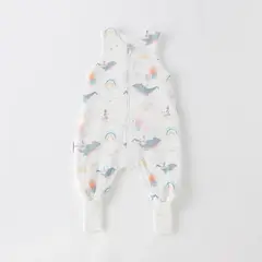 MAMAS MATEAS - Saco de Dormir con Pies - Ballenas - TOG 1 - Mamás Mateas