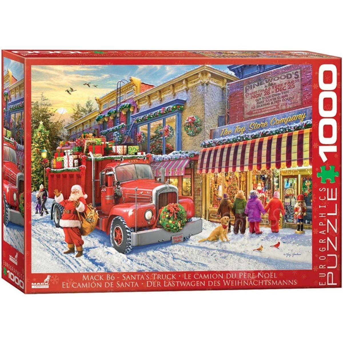 EUROGRAPHICS - EUROGRAPHICS 6000-6120 MACK B6 SANTAS TRUCK BY GG 1000