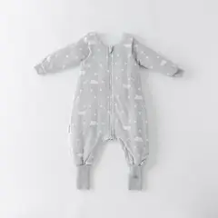 MAMAS MATEAS - Saco de Dormir con Pies - Nubes - TOG 3.5 - Mamás Mateas
