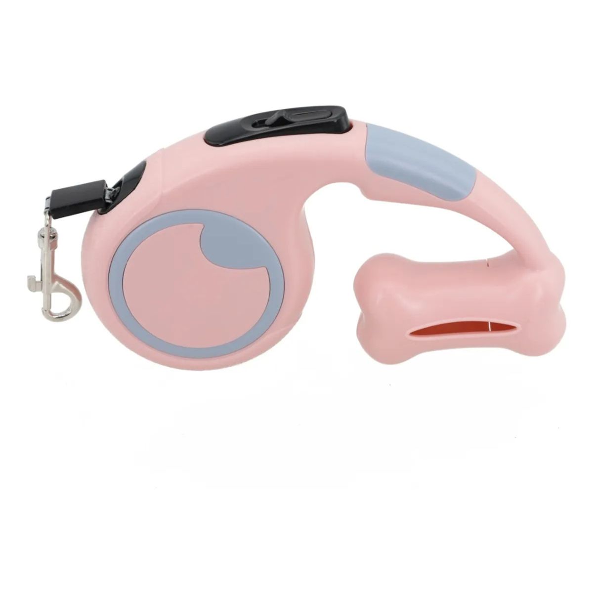 GENERICO - Correa Retráctil para Perro 5 m con Botón de Bloqueo