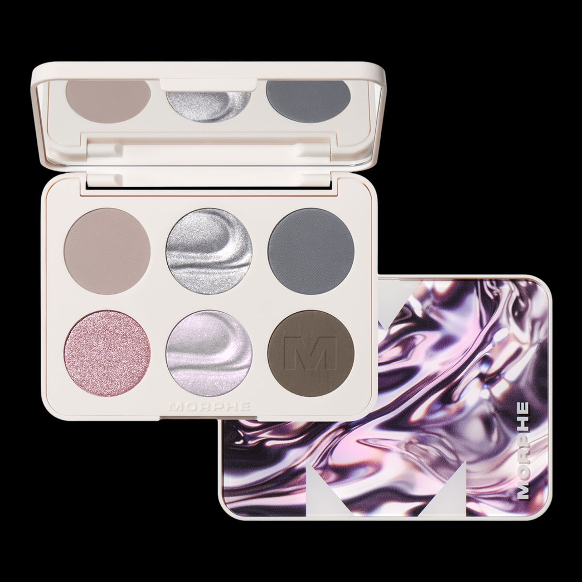 MORPHE - Paleta de Sombras 6-pan ChromaPlus - Cyber Chrome Morphe