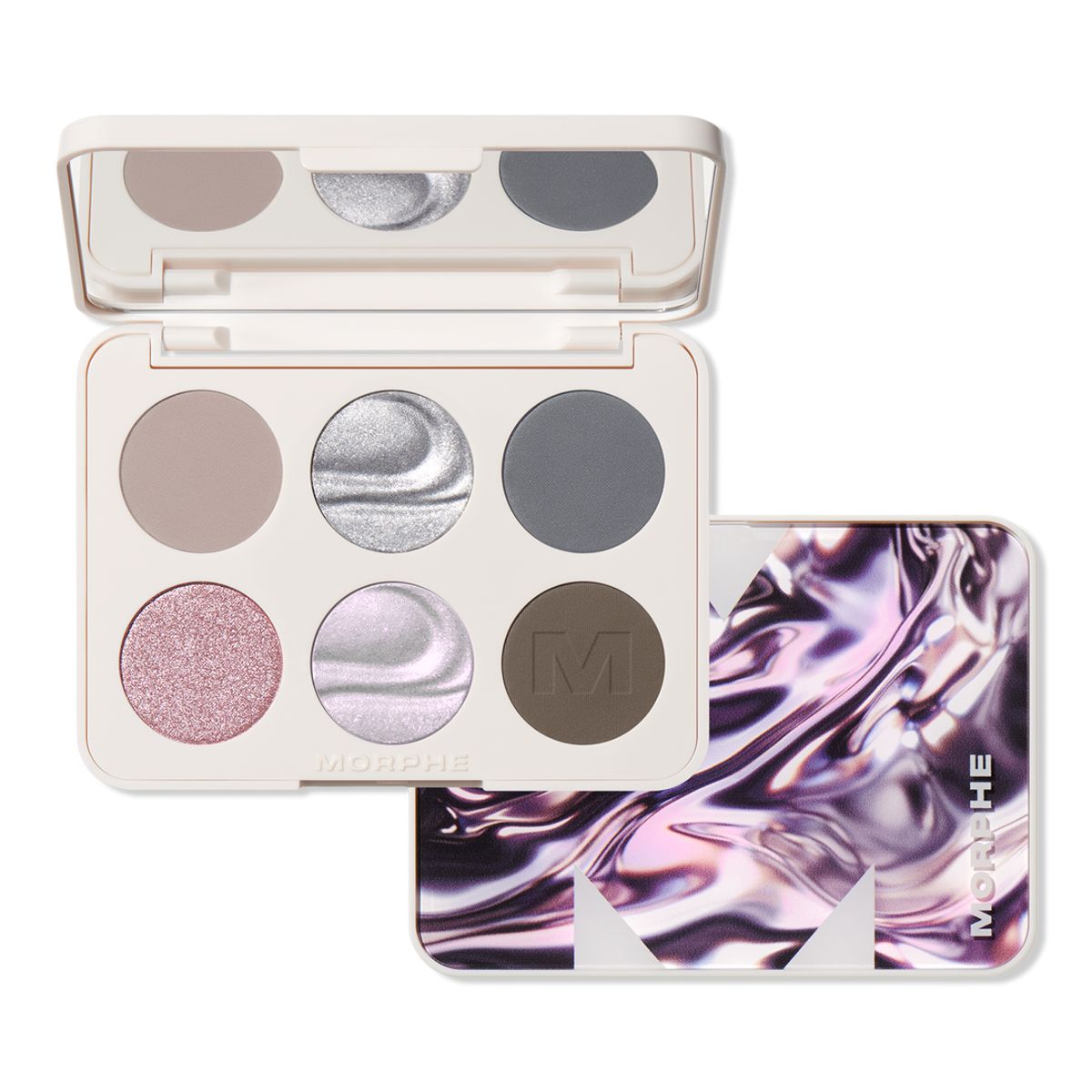 MORPHE - Paleta de Sombras 6-pan ChromaPlus - Cyber Chrome Morphe