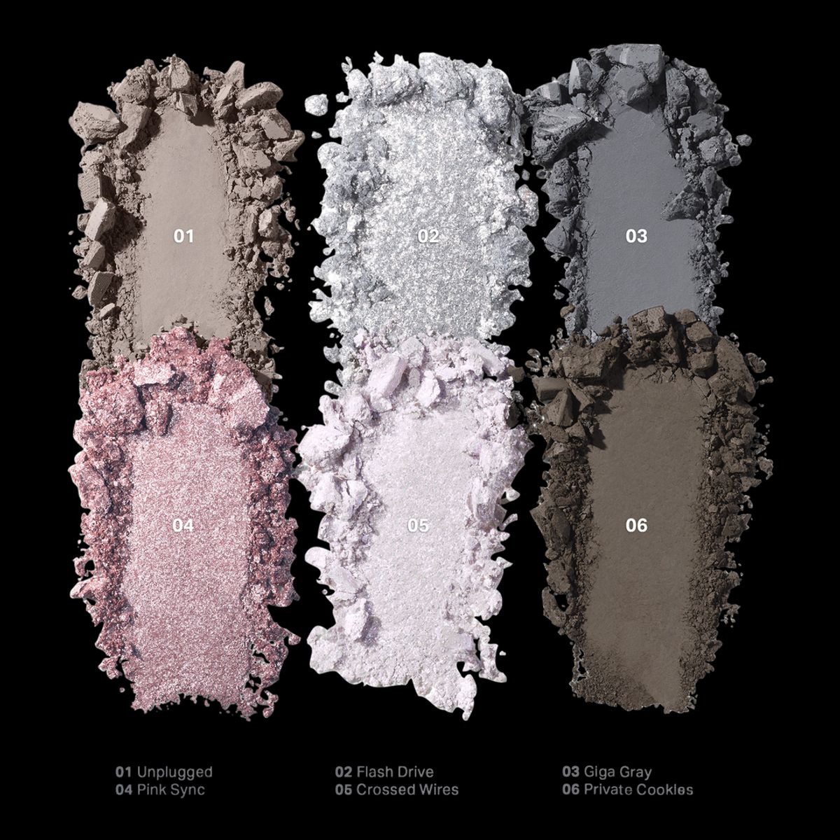 MORPHE - Paleta de Sombras 6-pan ChromaPlus - Cyber Chrome Morphe