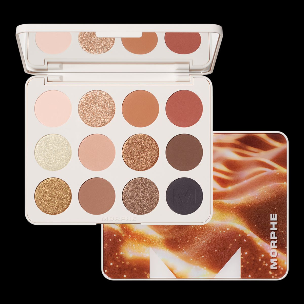 MORPHE - Paleta de Sombras 12-Pan ChromaPlus - Flickering Sands Morphe