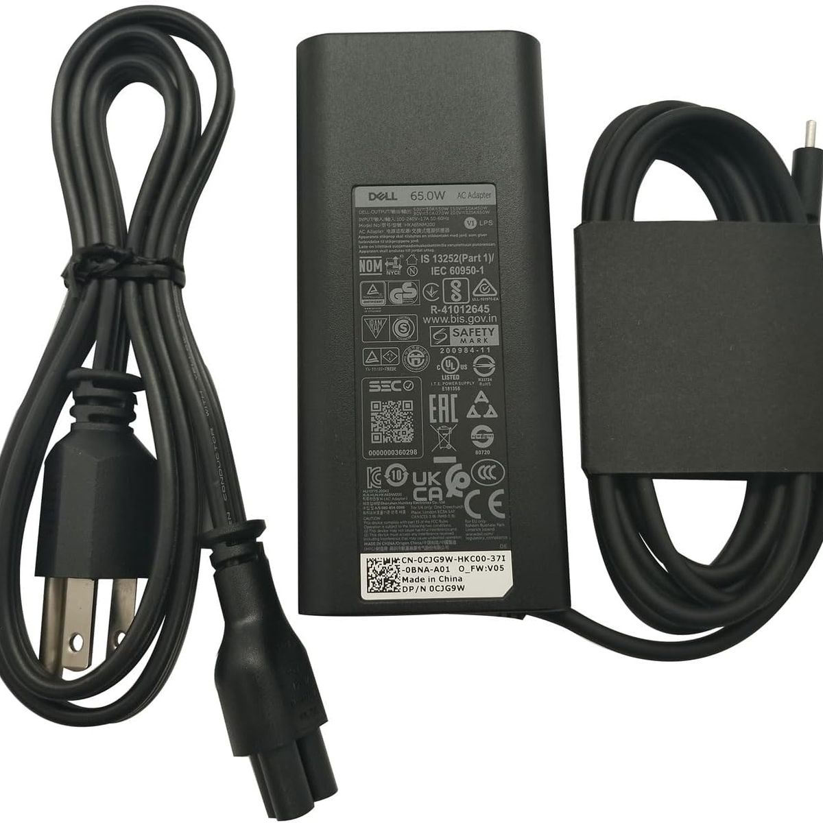 DELL - CARGADOR DELL USB - C  PARA NOTEBOOK DE 65W