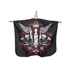 GENERICO - Capa De Peluquería Barbería Impermeable Profesional Corte Cabello 102