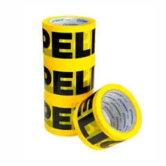 DALI - Cinta Peligro 75 mm x 100 m Amarillo Negro Cinta Seguridad y Señalización de Advertencia Pack 4 Un