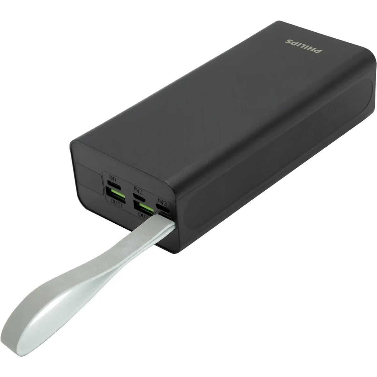 PHILIPS - Batería Externa - Philips DLP9790HB - 30.000 mAh USB-C/USB-A