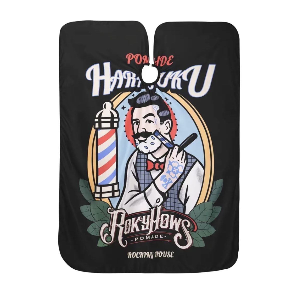 GENERICO - Capa De Peluquería Barbería Impermeable Profesional Corte Cabello 104