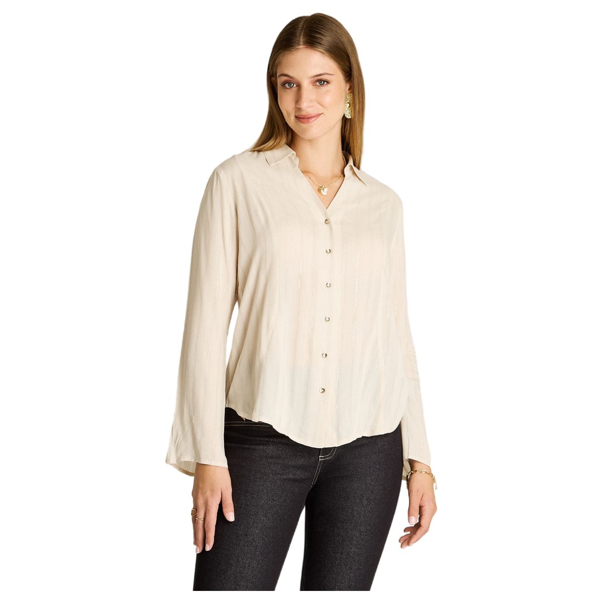 LORENZO DI PONTTI - Blusa Arena Manga Larga Slim Fit