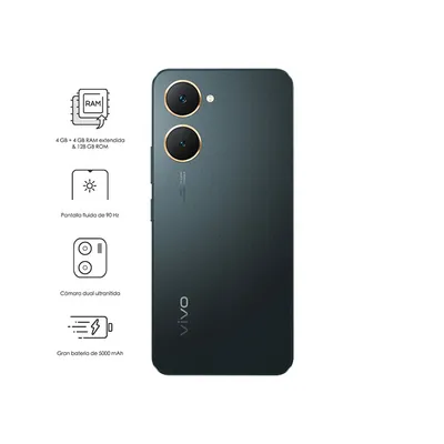 Imagen 2 del producto SMARTPHONE Y03 128GB 4GB RAM DUAL SIM NEGRO Negro 128 GB