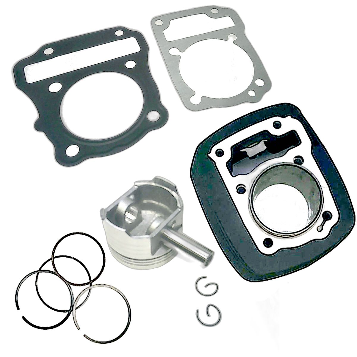 GENERICO - Cilindro Completo CB125F Twister  CB1 125 52mm P12 Negro HQ