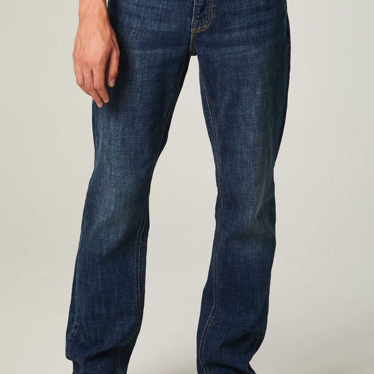 LEE - Jeans Hombre Straight Tiro Alto Azul Brooklyn