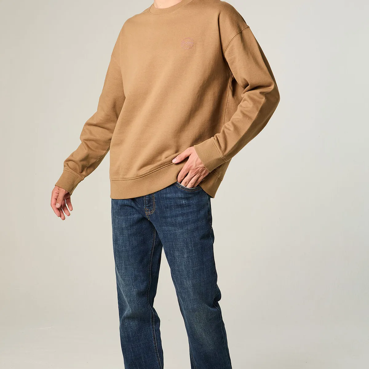 LEE - Jeans Hombre Straight Tiro Alto Azul Brooklyn