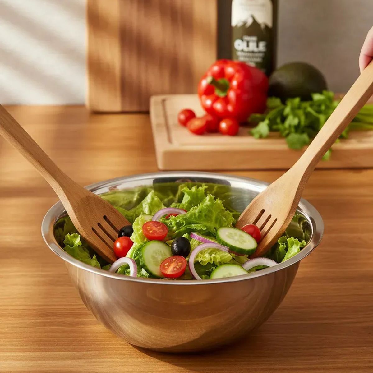 GENERICO - Set 3 Bowl Acero Inoxidable 28x12cm Preparaciones Reposteria